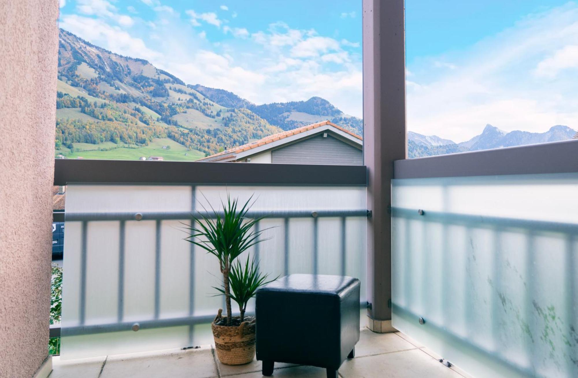 Gruyere Alpes Appartement 3 Chambres Bbq Parking Neirivue Εξωτερικό φωτογραφία