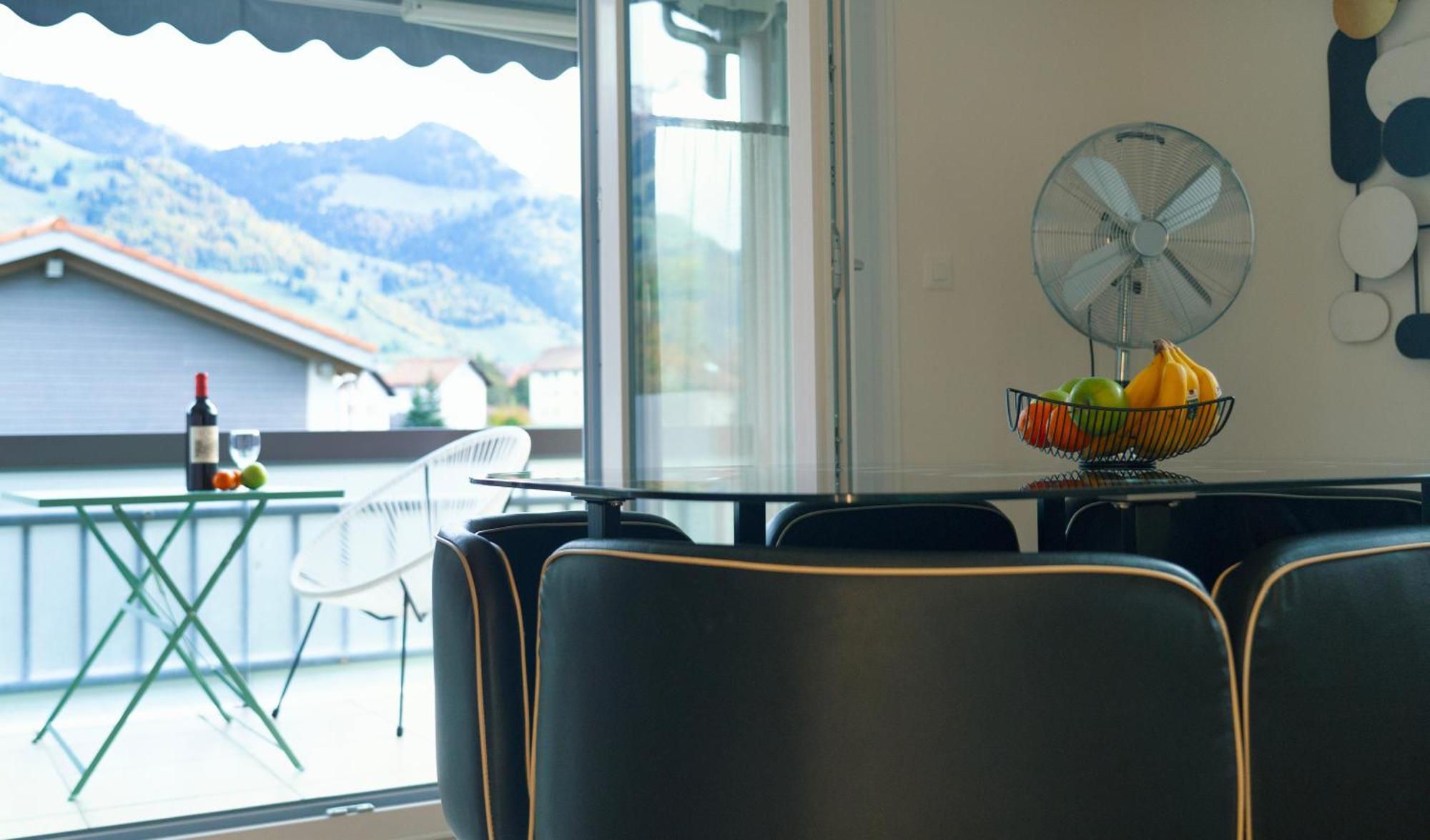 Gruyere Alpes Appartement 3 Chambres Bbq Parking Neirivue Εξωτερικό φωτογραφία