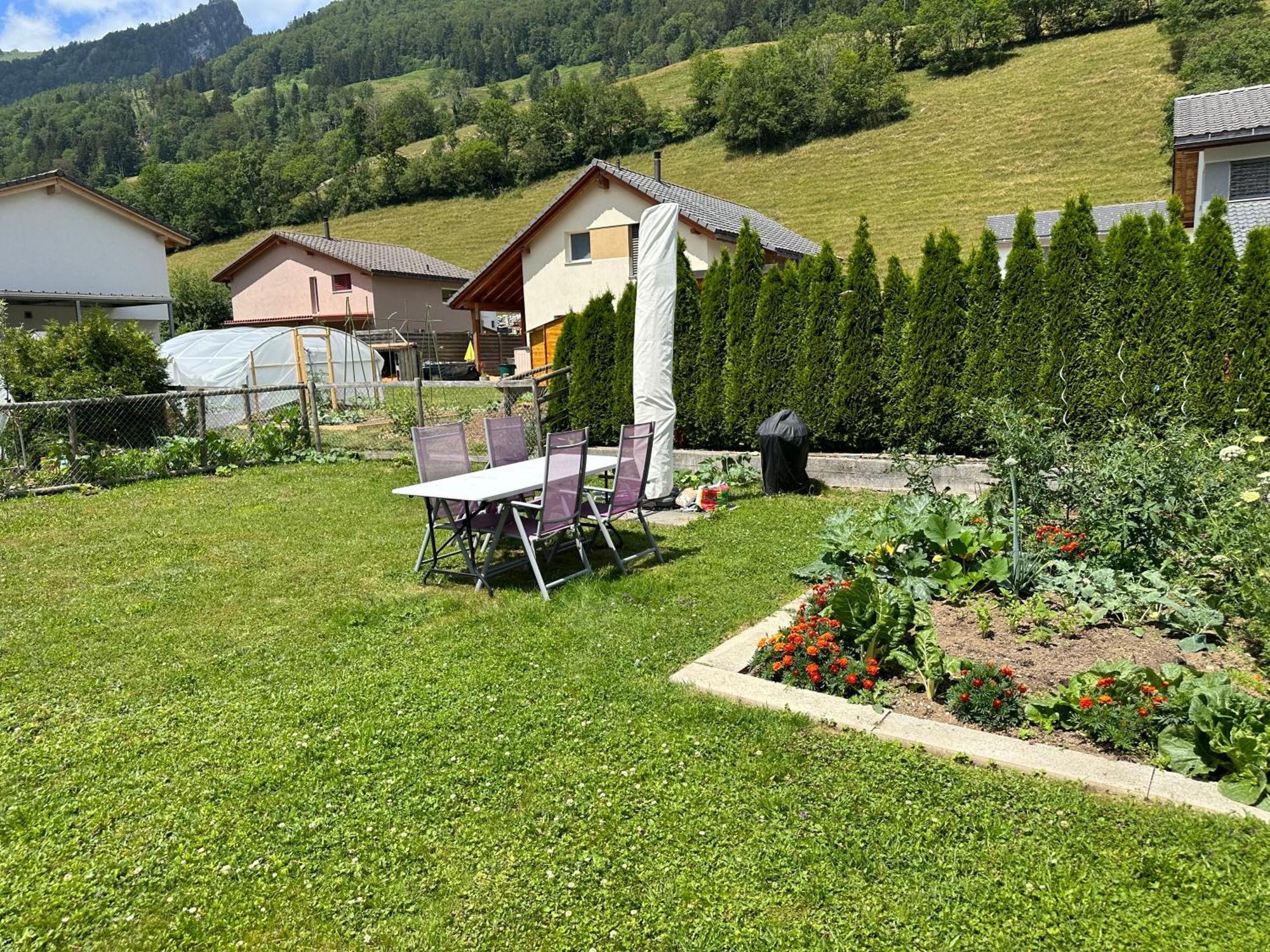 Gruyere Alpes Appartement 3 Chambres Bbq Parking Neirivue Εξωτερικό φωτογραφία